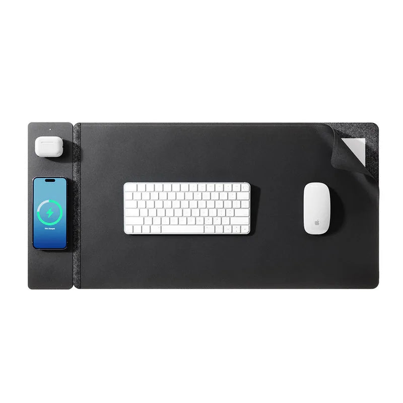 3-in-1 15W Wireless charging desk mat with phone & AirPods charger — image 4