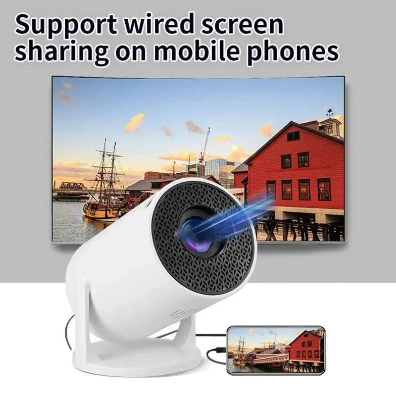 HY300 Portable LED Projector 2026 4K WiFi 1080P HD for home cinema — image 4