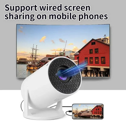 HY300 Portable LED Projector 2026 4K WiFi 1080P HD for home cinema — image 4