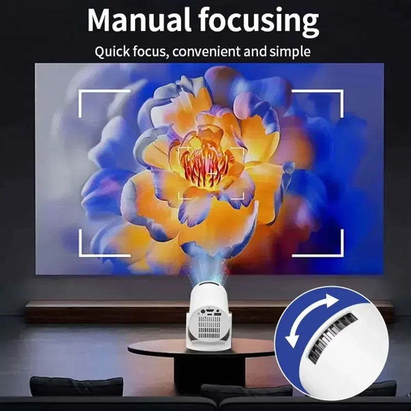 BeamPocket pocket projector rear ports with HDMI and WiFi casting support